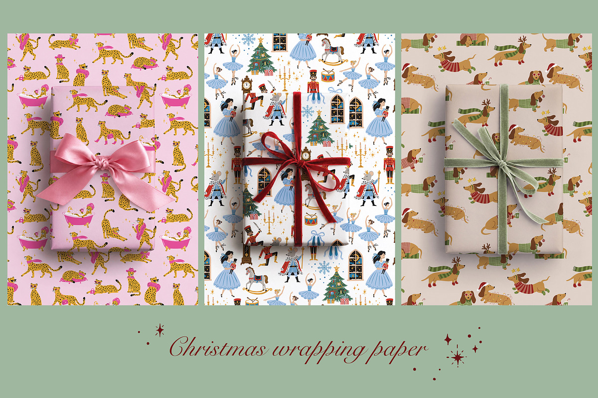 Christmas wrapping paper, a Pattern Graphic by artnLera (Photo 1 of 5)