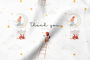 Magic dreams watercolor collection, an Animal Illustration by AfonshinaArt (Thumbnail 12 of 12)