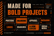 Black Barricade, a Slab Serif Font by Wow Magic (Thumbnail 5 of 5)