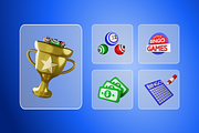 3D Bingo Games Icon, an Object 3D Model by Kohesif Studio (Thumbnail 5 of 6)