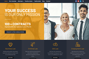 Lawyer Pro – Law Firm WP Theme, a WordPress Template by Your Theme Shop