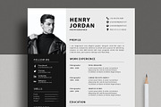 Clean Resume/CV, a Resume Template by Saman Osama (Thumbnail 2 of 4)