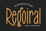 Regoiral - Display Handwritten Font, a Handwritten Font by ENATIVE (Thumbnail 1 of 5)