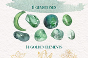 Nephrite Velvet Jade & Gold Textures, an Object Graphic by Catch the Dream Art (Thumbnail 3 of 11)