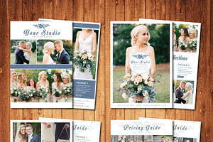 photography pricing template set