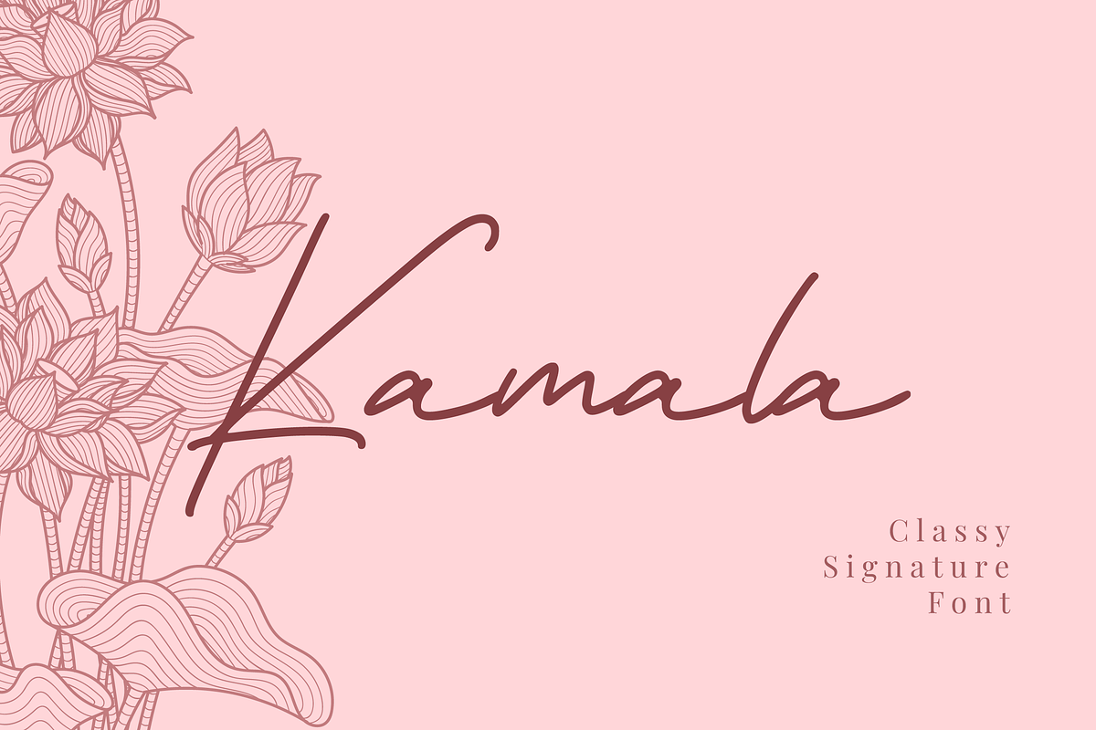 Classy Signature Font, a Script Font by Bekeen.co (Photo 1 of 8)