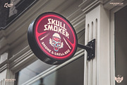 Skull Smoker Logo Template, a Branding & Logo Template by Kreasi Malam (Thumbnail 10 of 11)