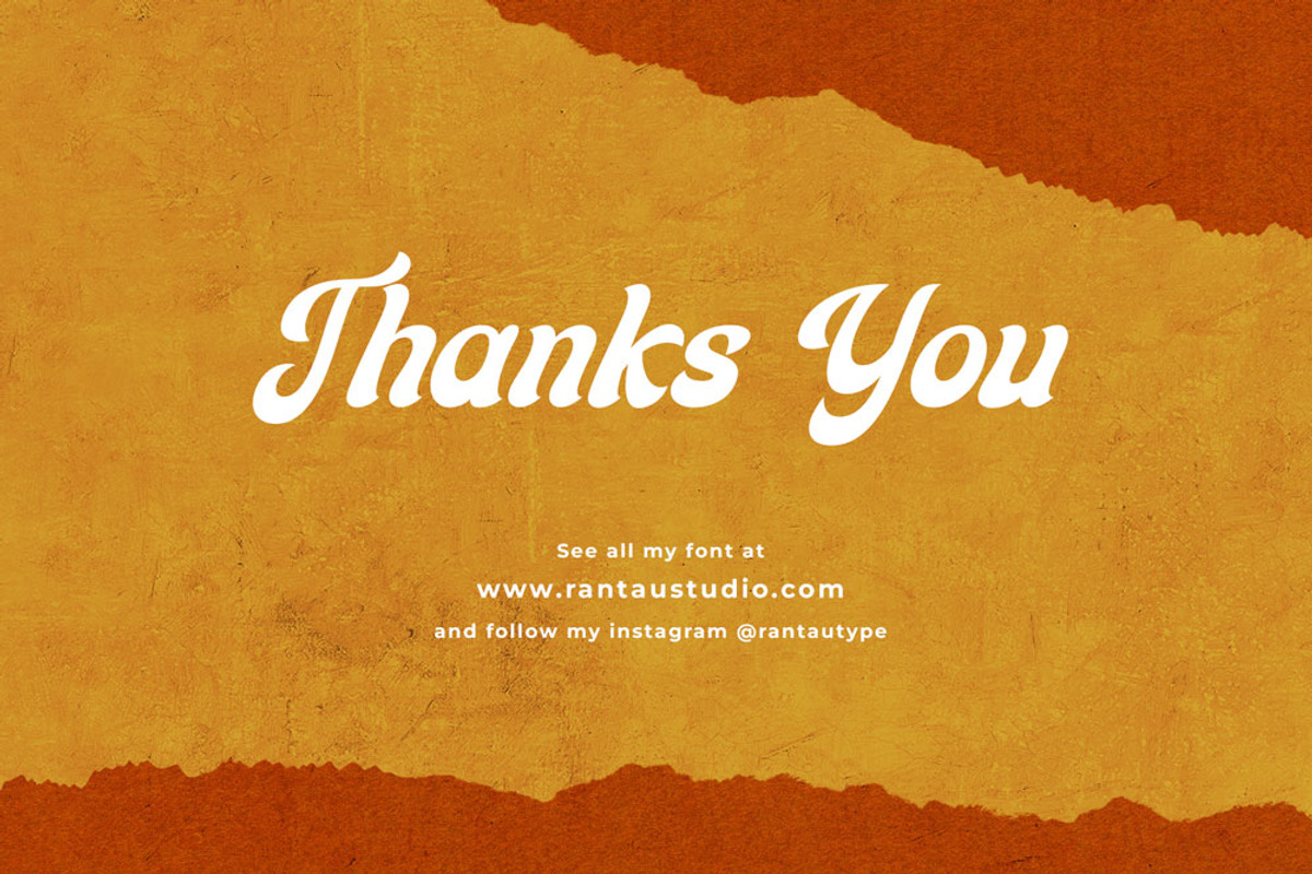 Bigsoul - Bold Retro Font, a Font by RantautypeStudio (Photo 12 of 12)