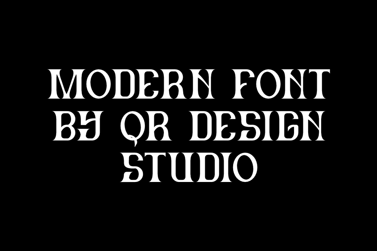 Black Kingsen Serif & Medieval Font, a Serif Font by QR Design Studio (Photo 3 of 6)