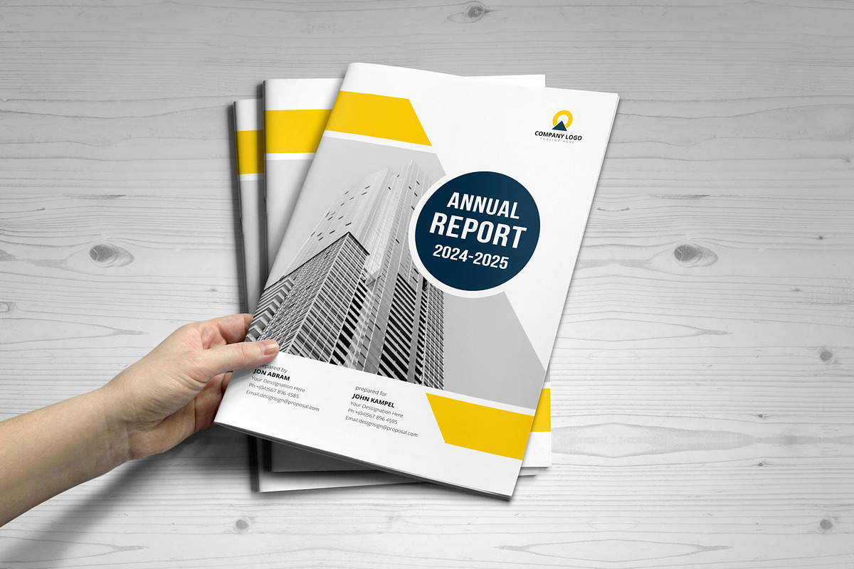 Annual Report Template V10, a Brochure Template by JanySultana (Photo 18 of 18)