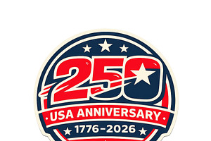 USA independence day badge celebrati, an Illustration by Dvoevnore photos