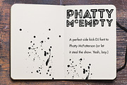 Phatty family display fonts, a Font by Mike Brennan Art & Design (Thumbnail 2 of 6)