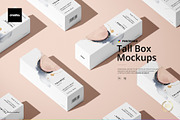 Tall Box Mockup Set, a Household Mockup by creatsy5 (Thumbnail 1 of 16)