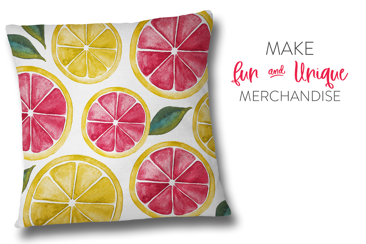Fresh Picked Watercolor & Font Kit preview 6