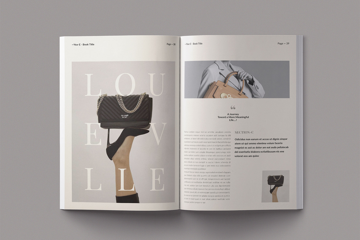 Digital E-Book Design Template, a Magazine Template by TemplateFolio-Shop (Photo 16 of 28)