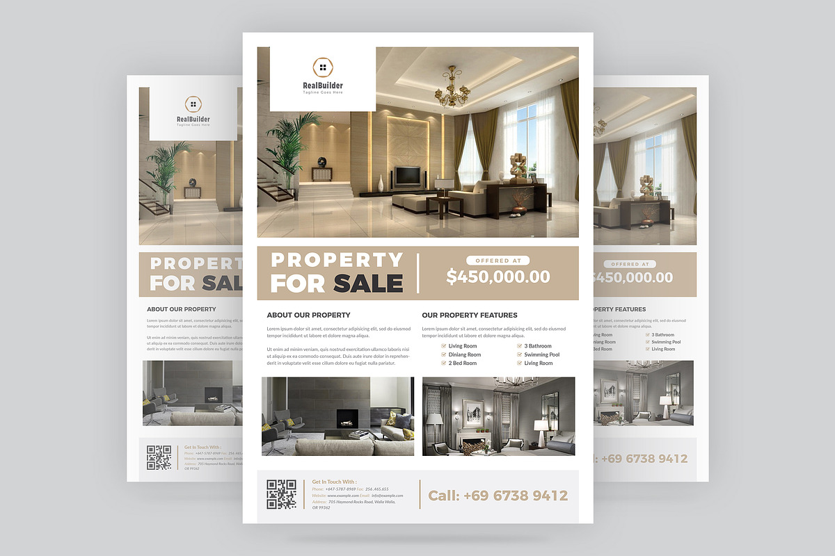 Real Estate Flyer, a Flyer Template by ThemeDevisers (Photo 4 of 4)