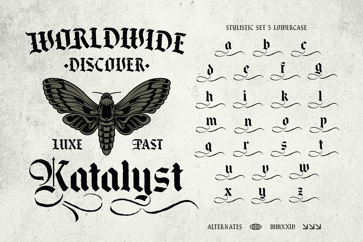 Black male Typeface, a Blackletter Font by alit design (Photo 16 of 17)