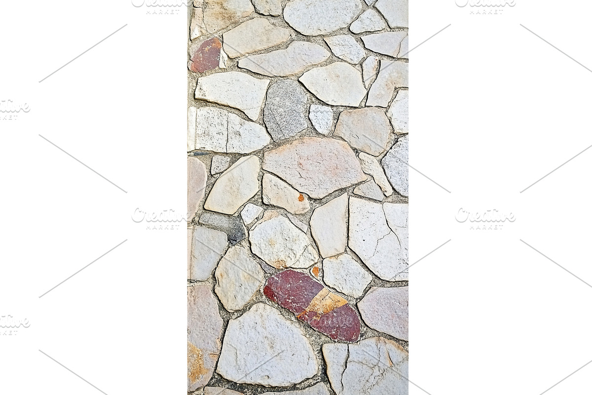 Stone pavement with varied shapes, a Texture Illustration by Lermont51