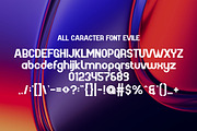 Evile, a Sans Serif Font by riotama85 (Thumbnail 2 of 5)