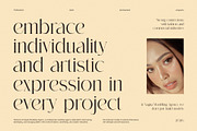 Cigaret Elegant Fashion Serif Font, a Serif Font by Perfectype (Thumbnail 5 of 8)