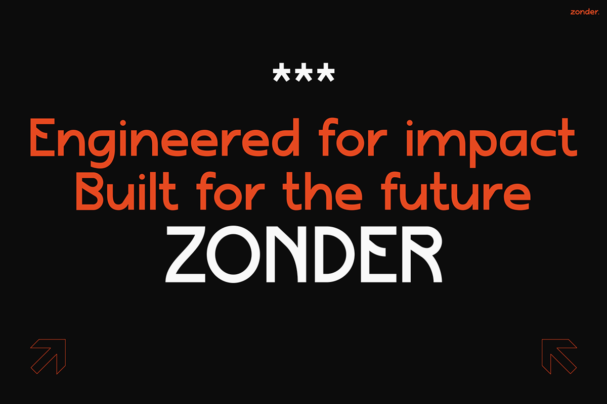 ZONDER, a Sans Serif Font by Pinisi ART (Photo 9 of 10)