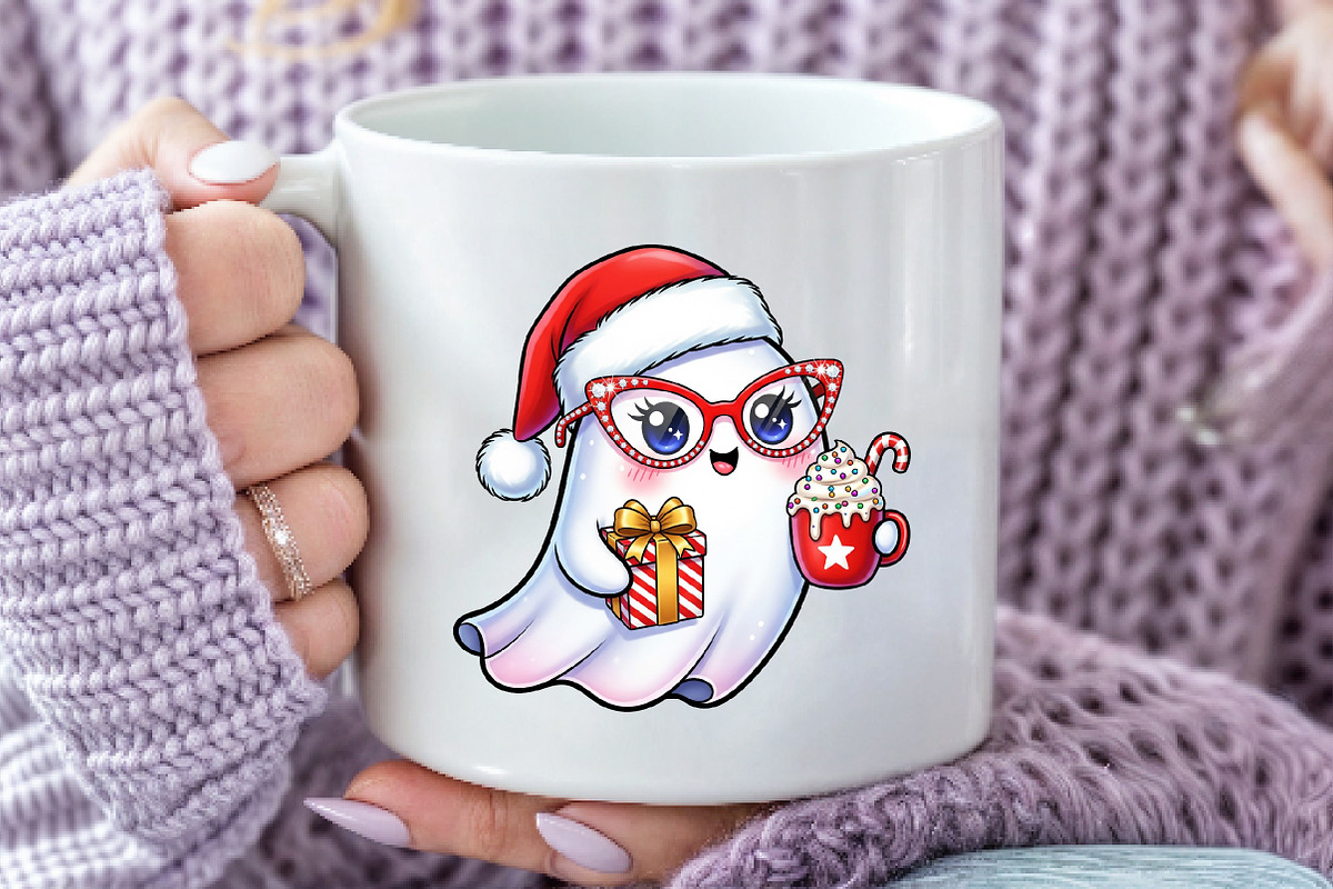 Christmas PNG, Ghost Png, an Illustration by Dream Creation (Photo 4 of 5)