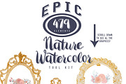 Nature's Element Watercolor Tool Kit, a Brush Add-On by Snark Heart (Thumbnail 4 of 7)
