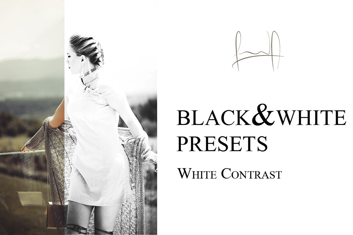 Black & White Lightroom Presets, an Action Add-On by N A N D U Z D E S I G N (Photo 2 of 11)