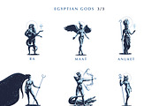 Set of Egiptian Gods, a Graphic by Masterlevsha (Thumbnail 11 of 11)