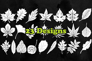 Leaves Photoshop Stamp Brushes