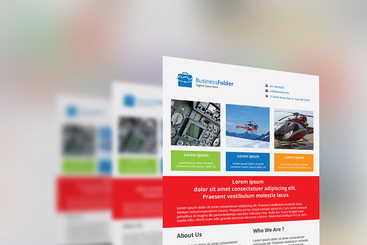 Business Flyer Design, a Flyer Template by Sajida Salim (Photo 1 of 2)