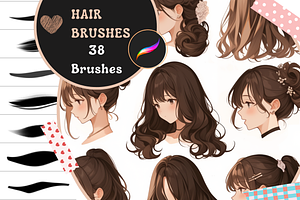Procreate Hair Brushes