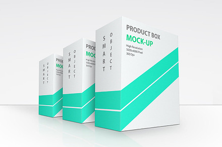 Product Box Mock-Up 09, a Print Template by Graphicsworld125