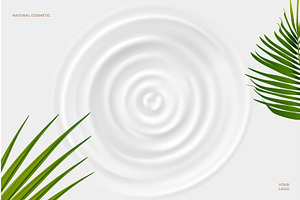 Milk ripple wave. Realistic milky, an Object Illustration by Stock-Smart-Start