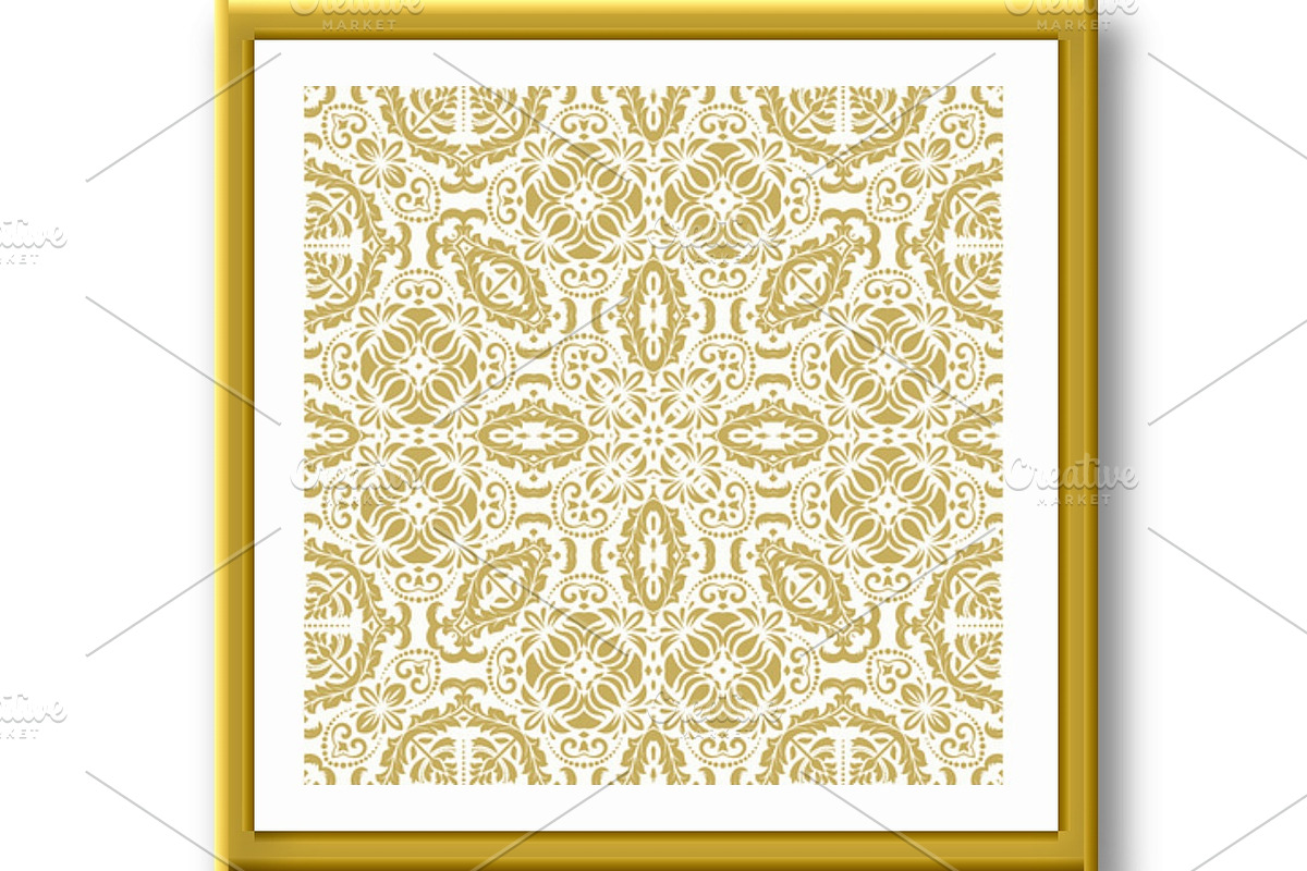 Seamless Oriental Vector Background, a Decorative Illustration by FineArtStudio (Photo 3 of 3)
