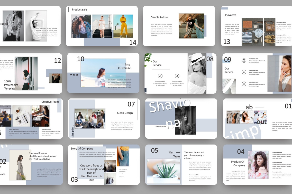 130+ Slides Powerpoint Templates, a Presentation Template by ResumeFabs (Photo 7 of 9)
