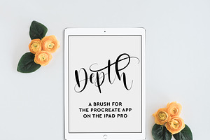 IPad Lettering Brush - Depth