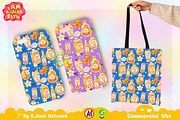 Cute Caramel Cream Soda Seamless, a Background Graphic by K.JackArtwork (Thumbnail 4 of 8)