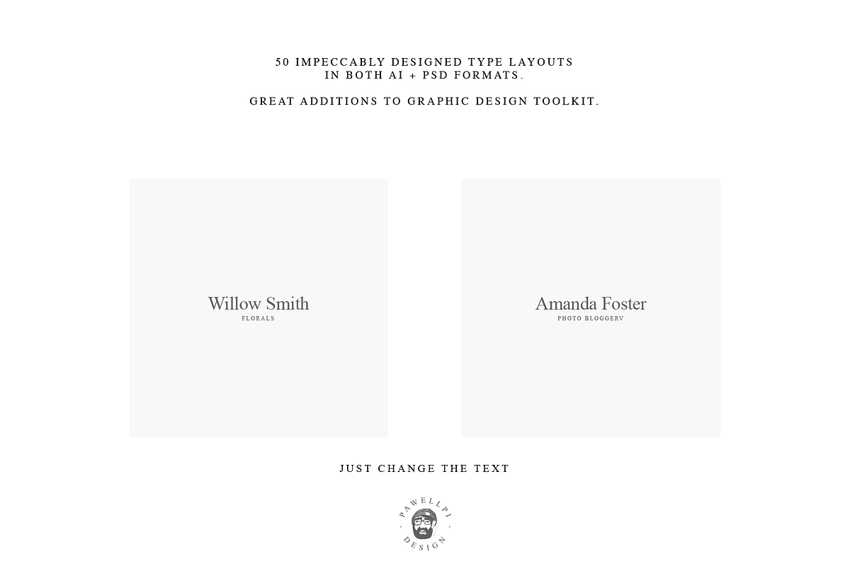 50 Elegant Premade Logo Templates, a Branding & Logo Template by pawellpi (Photo 3 of 26)