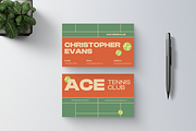 Modern Tennis Business Card, a Business Card Template by Annora Studio (Thumbnail 4 of 6)