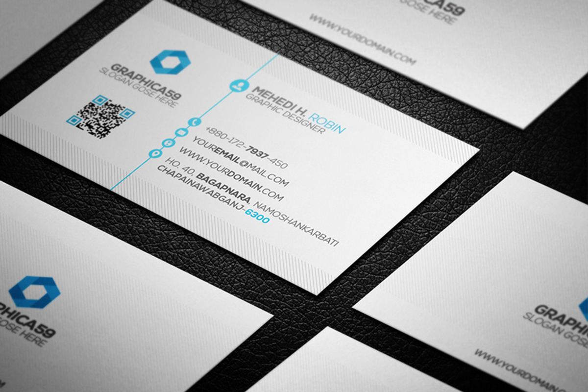 Simple Business Card Design vol-02, a Business Card Template by graphica59 (Photo 4 of 6)