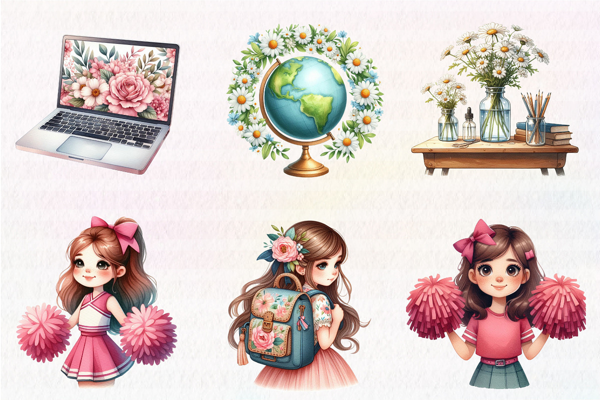 Fun School Activities Clipart, an Illustration by CreationArt (Photo 3 of 5)