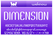 space of time font, a Font by weknow (Thumbnail 5 of 5)
