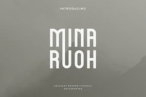 Minaruoh - Artdeco Typeface