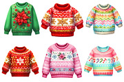 Preppy Christmas Sweater PNG Clipart, an Illustration by Designworld (Thumbnail 3 of 4)