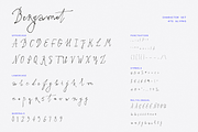 Bergamot // experimental, raw script, a Handwritten Font by PeachCreme (Thumbnail 14 of 15)