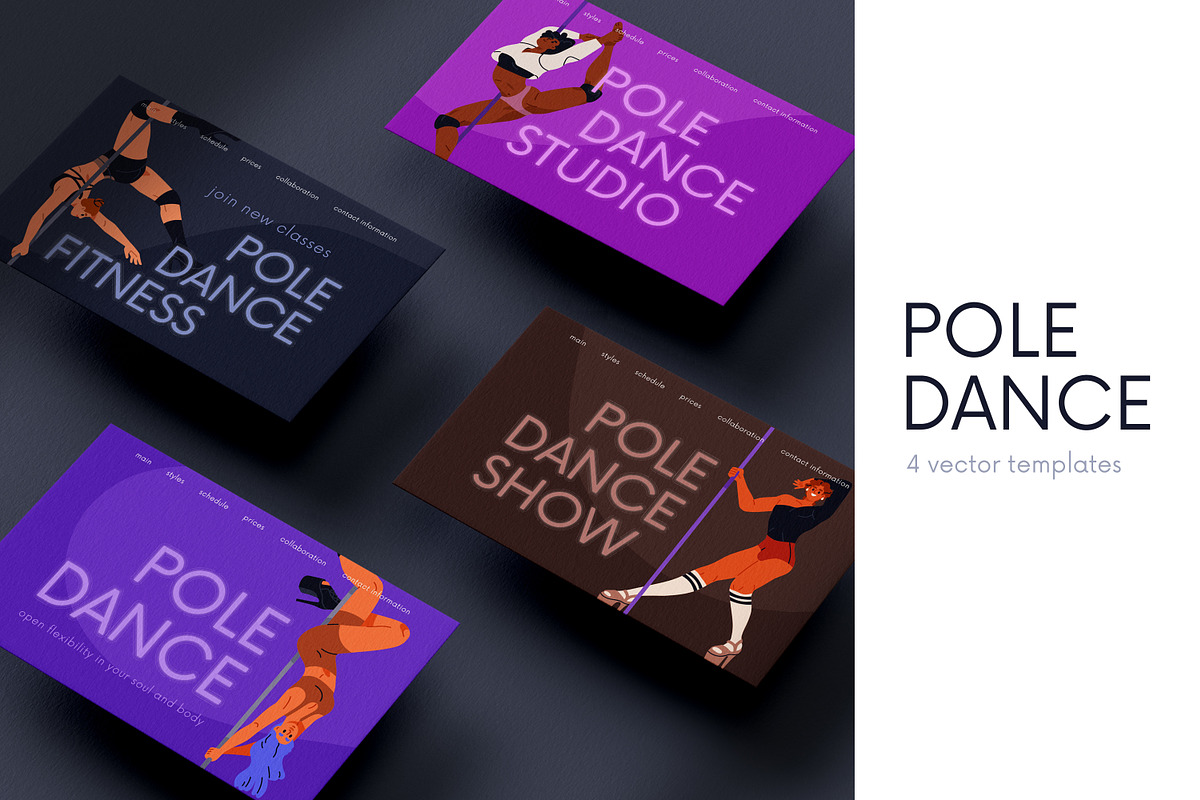 Pole dance classes, web backgrounds, a Background Graphic by Good Studio (Photo 1 of 9)