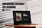 Branding onboarding document, a Presentation Template by Sary Studio (Thumbnail 1 of 3)