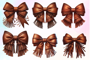 Western Cowgirl Bow Png