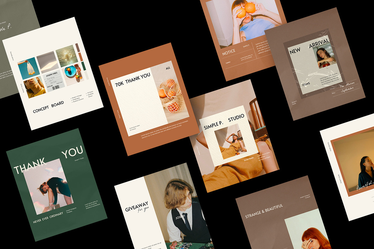 Joseph Instagram Canva, a Social Media Template by Simple P. (Photo 3 of 10)